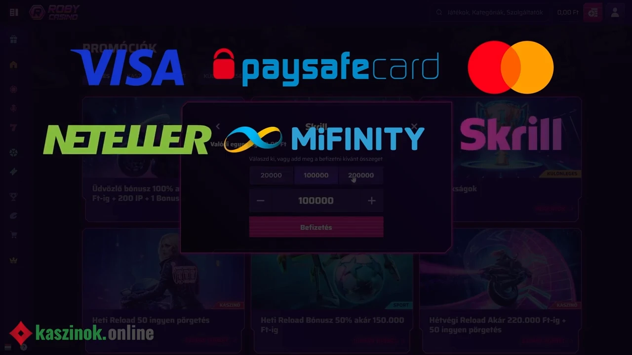 Metodi Pagamento Roby Casino