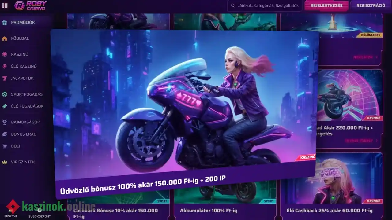 Cashback 10% Roby Casino Senza Wagering